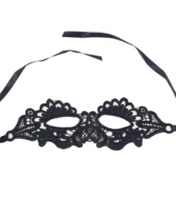 QUEEN LINGERIE - BLACK MASK ONE SIZE
