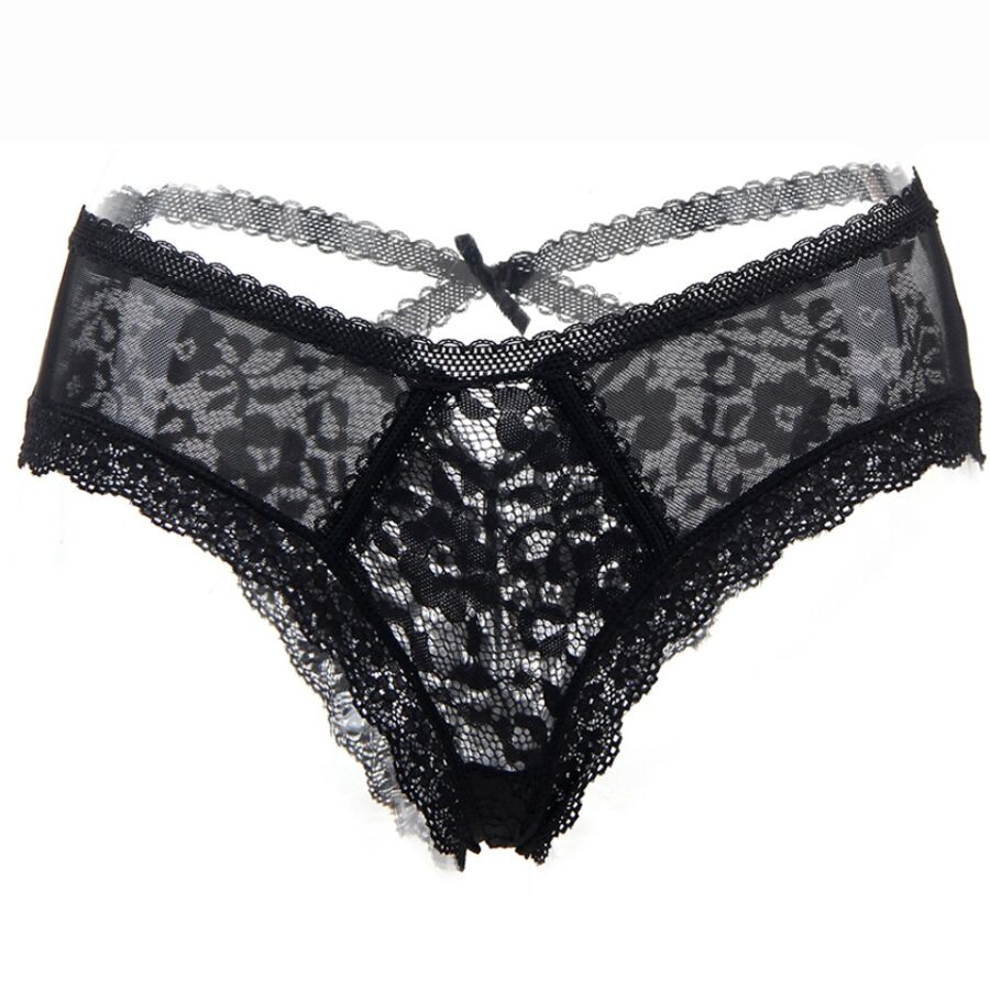 QUEEN LINGERIE - PANTIES DE ENCAJE FLORAL S/M - Bild 3