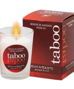 RUF - TABOO MASSAGE CANDLE FOR HIM JEUX INTERDITS WILD LICHEN AROMA