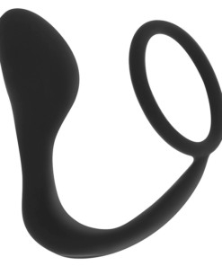 OHMAMA - SILICONE ANAL PLUG WITH RING 10.5 CM