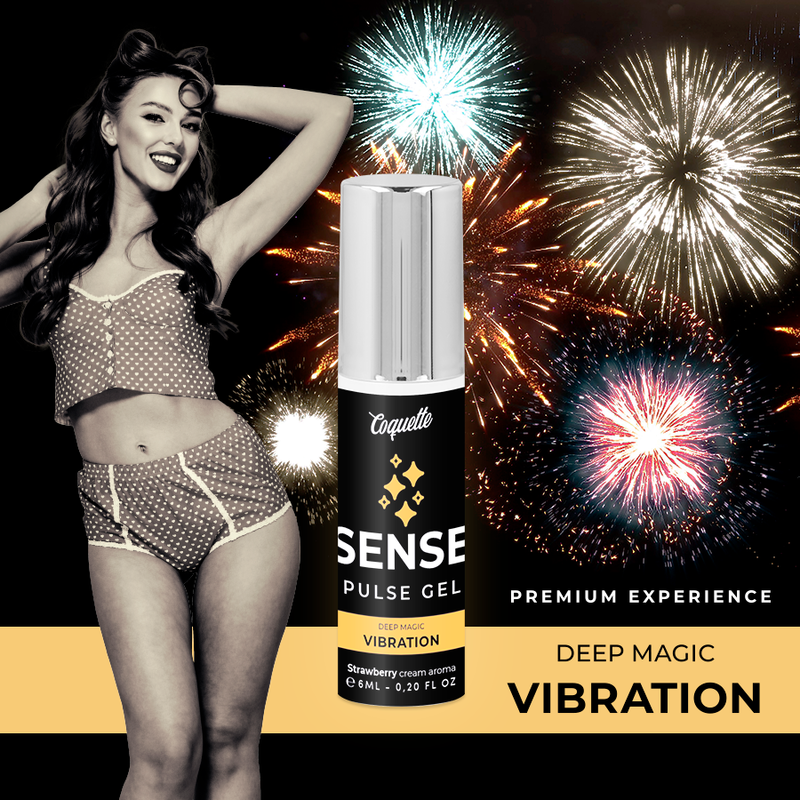 COQUETTE CHIC DESIRE - PULSE GEL STRAWBERRY MAGIC VIBRATION PREMIUM 6ML - Bild 3