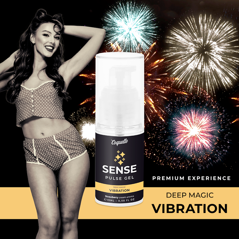 COQUETTE CHIC DESIRE - PULSE GEL STRAWBERRY MAGIC VIBRATION PREMIUM 15ML - Bild 3
