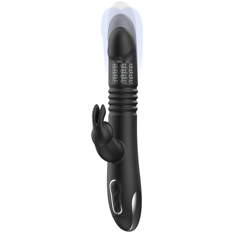 BLACKSILVER - KENJI UP DOWN RABBIT VIBRATOR + WATCHME REMOTE CONTROL - Bild 3