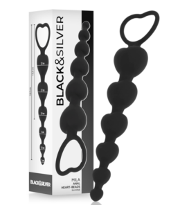 BLACKSILVER - MILA ANAL CHAIN OF HEARTS 18 CM