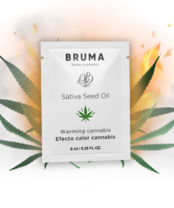 BRUMA - SATIVA SEED OIL SLIDING GEL WARMING CANNABIS FLAVOR 6 ML