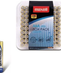 MAXELL - ALKALINE BATTERY AAA LR03 PACK*100 BATTERIES