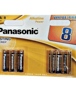 PANASONIC - BRONZE ALKALINE AAA BATTERY LR03 BLISTER*8