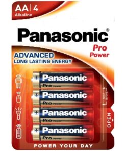 PANASONIC - PRO POWER ALKALINE AA BATTERY LR6 BLISTER*4