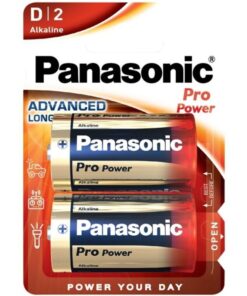PANASONIC - PRO POWER ALKALINE D BATTERY LR20 BLISTER*2