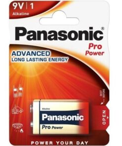 PANASONIC - PRO POWER ALKALINE 9V BATTERY LR61 BLISTER*1