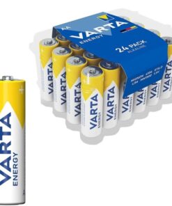 VARTA - ENERGY ALKALINE BATTERY AA LR6 PACK*24 BATTERIES