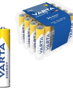 VARTA - ENERGY ALKALINE BATTERY AAA LR03 PACK*24 BATTERIES