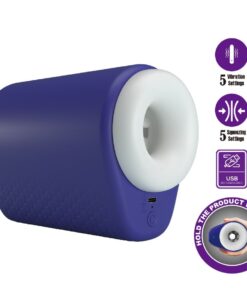 PRETTY LOVE - DJ LADY MALE MASTURBATOR WITH VIBRATION 5 SETTINGS PURPLE