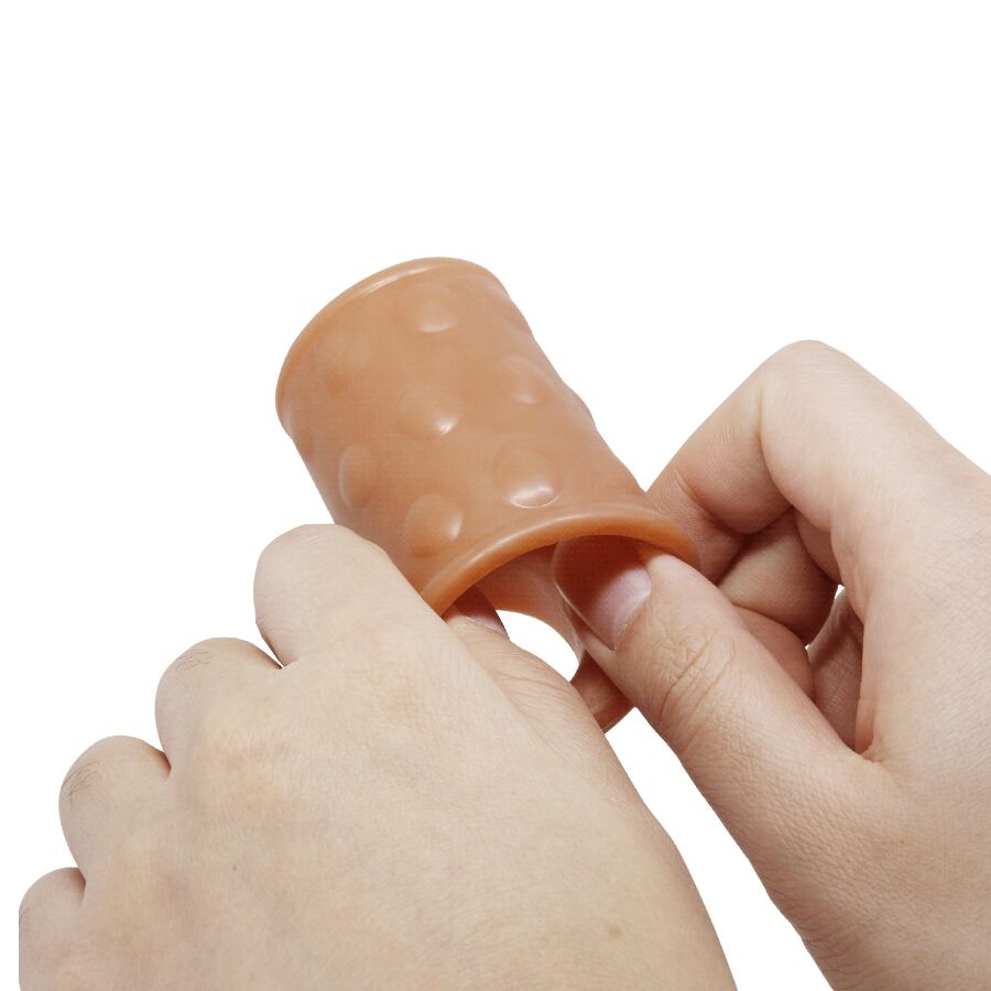 PRETTY LOVE - PENIS SLEEVE WITH ANAL PLUG NATURAL - Bild 5