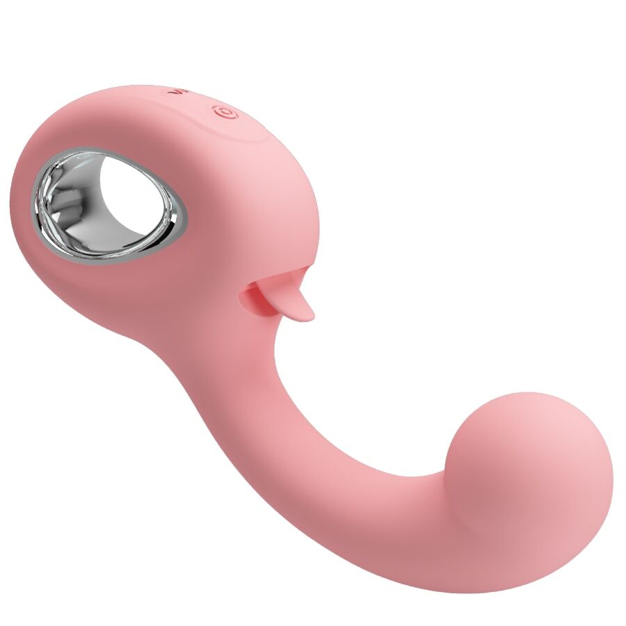 PRETTY LOVE - ERYNNYES G-SPOT VIBRATOR + CLITORIS STIMULATOR 10 VIBRATIONS PINK - Bild 4