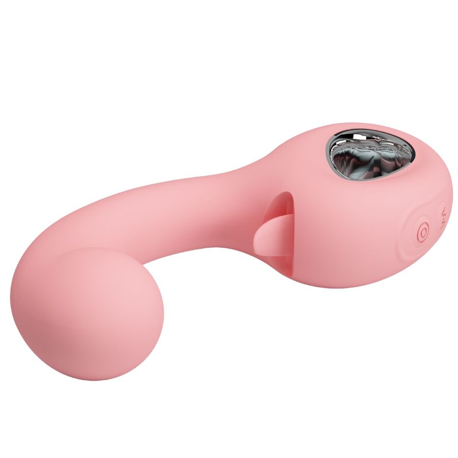PRETTY LOVE - ERYNNYES G-SPOT VIBRATOR + CLITORIS STIMULATOR 10 VIBRATIONS PINK - Bild 5