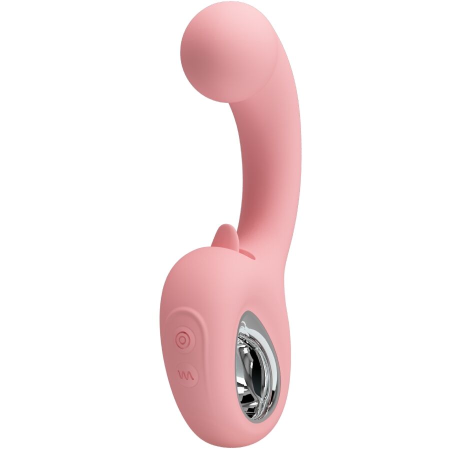 PRETTY LOVE - ERYNNYES G-SPOT VIBRATOR + CLITORIS STIMULATOR 10 VIBRATIONS PINK - Bild 2