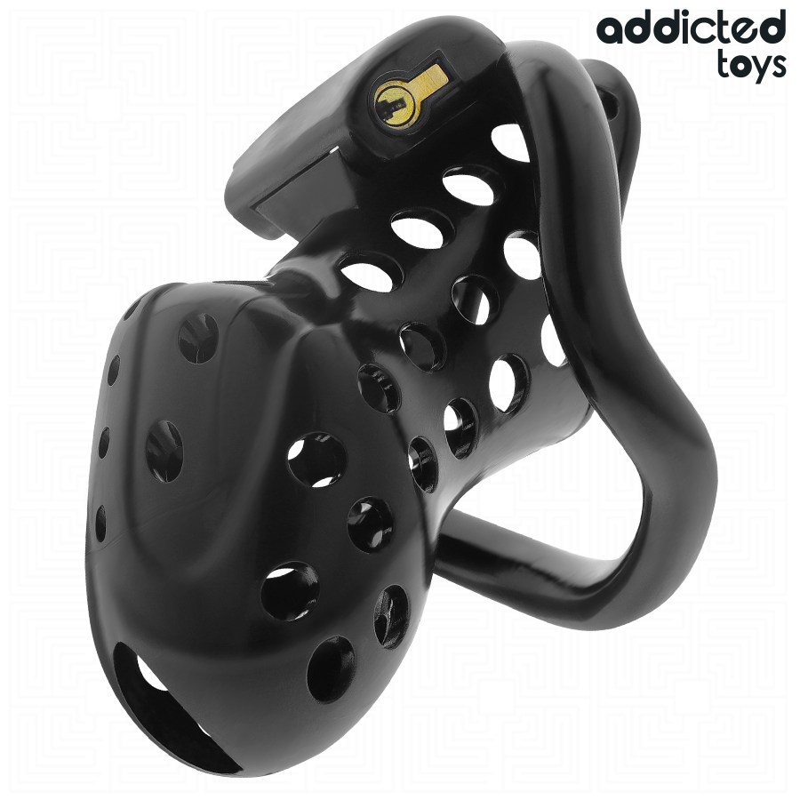 ADDICTED TOYS LOCKED - CHAINED HOLLOW PENIS CAGE 10.5 CM - Bild 2