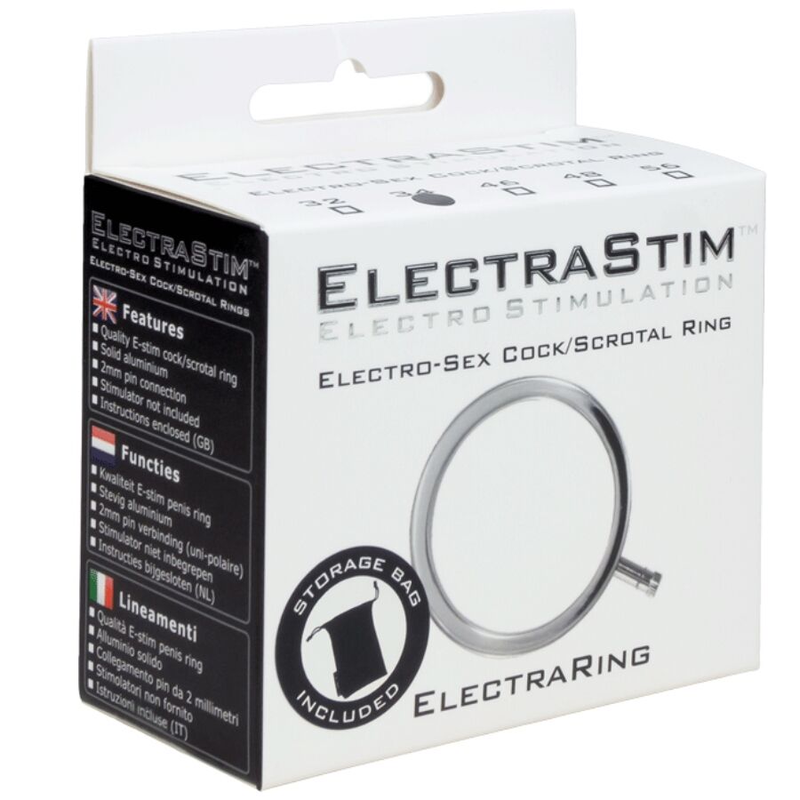 ELECTRASTIM - ELECTRARINGS METAL PENIS RING 34 MM - Bild 3