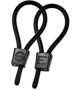 ELECTRASTIM - PRESTIGE ELECTRA LOOPS ADJUSTABLE COCK RINGS BLACK