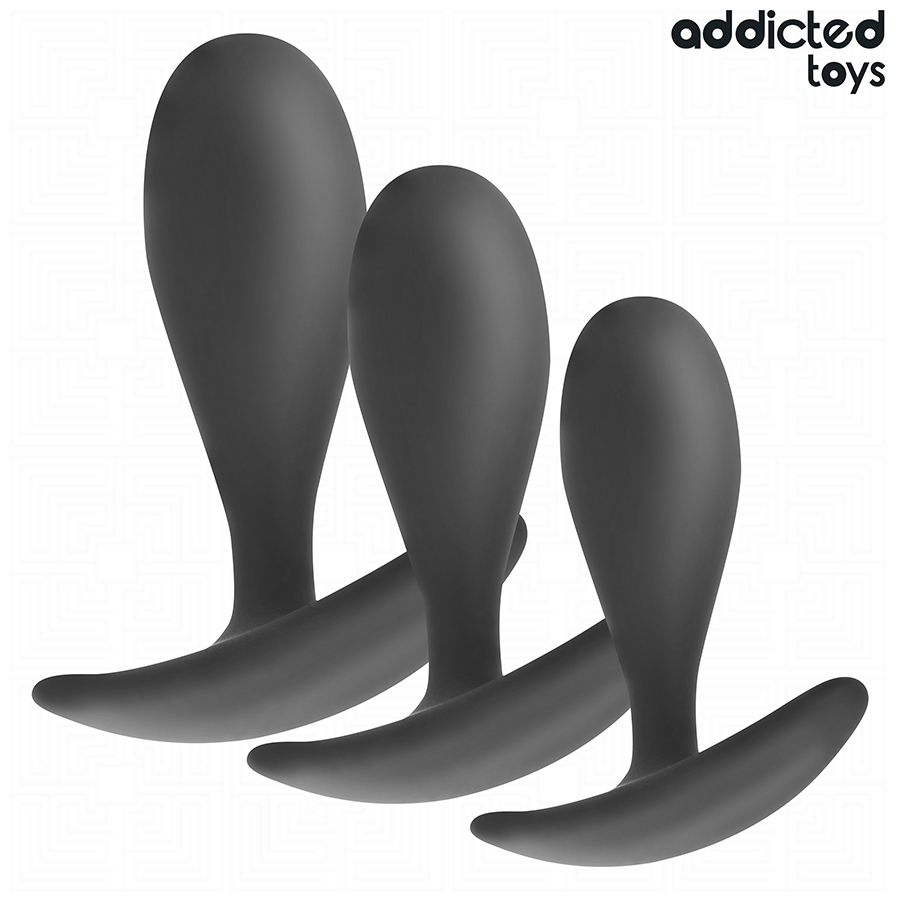 ADDICTED TOYS - SET OF 3 ANAL PLUG SILICONE MODEL 2 - Bild 2