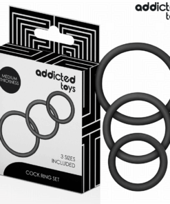 ADDICTED TOYS - SET OF SILICONE RINGS MODEL 2