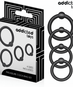 ADDICTED TOYS - SET OF PRESSURE SILICONE RINGS