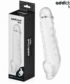 ADDICTED TOYS - TRANSPARENT PENIS SHEATH SIZE M 27 CM