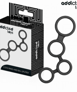 ADDICTED TOYS - PENIS RING WITH DIVIDERS FOR TESTICLES