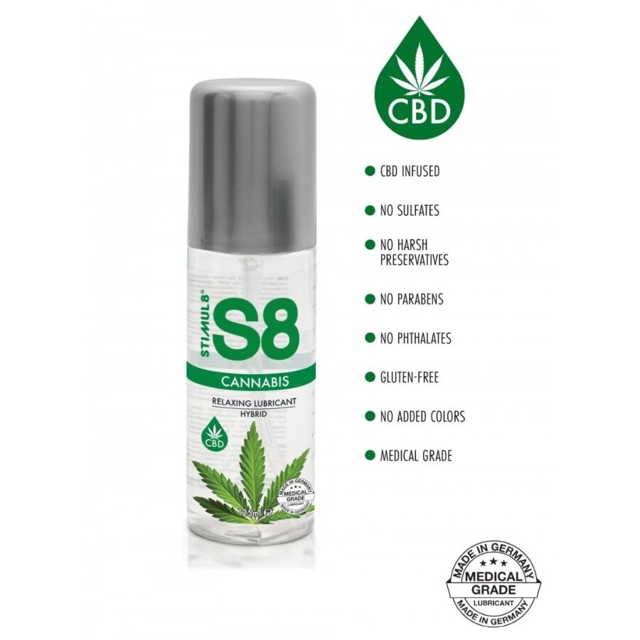 STIMUL8 - S8 CANNABIS HYBRID LUBRICANT 125 ML - Bild 2