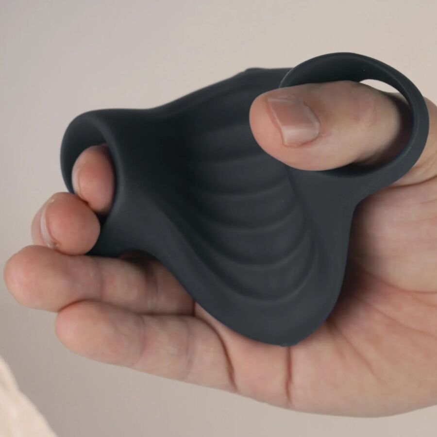 ROCKS- OFF - PALM BLACK FLEXIBLE VIBRATOR MASTURBATOR - Bild 5