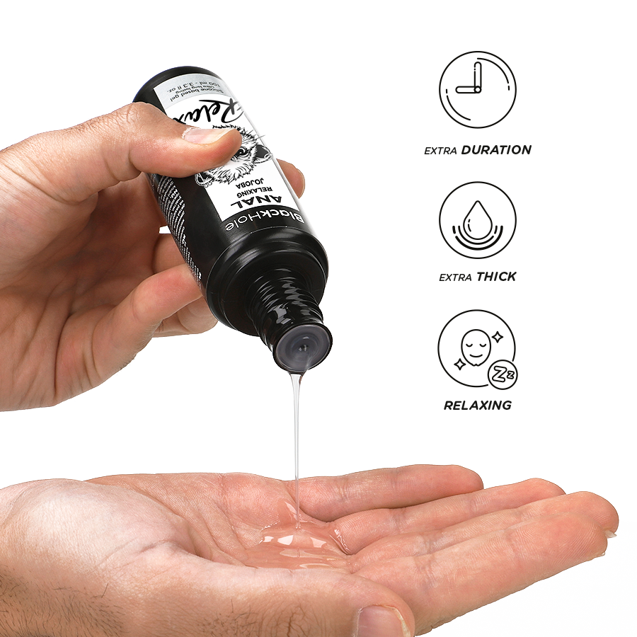 BLACK HOLE - ANAL RELAXING JOJOBA RELAX SILICONE BASE 100 ML - Bild 3