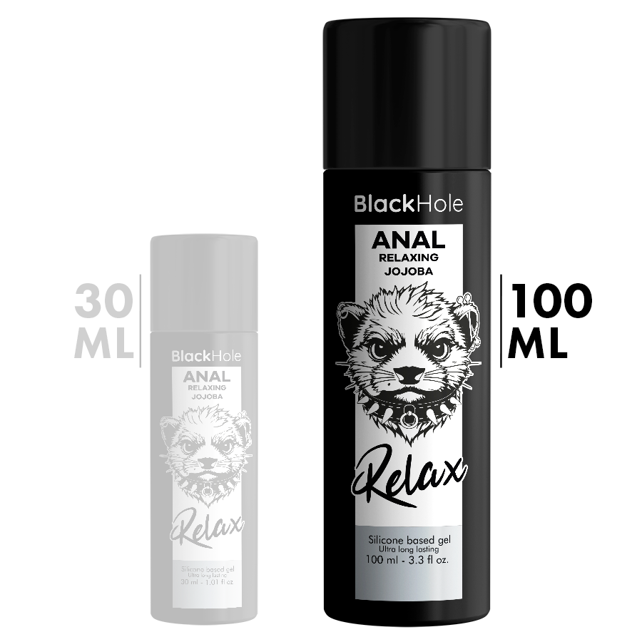BLACK HOLE - ANAL RELAXING JOJOBA RELAX SILICONE BASE 100 ML - Bild 2
