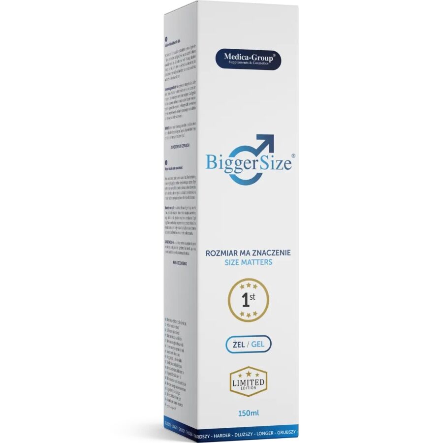 MEDICA GROUP - BIGGER SIZE INTIMATE GEL FOR MEN 150 ML - Bild 2