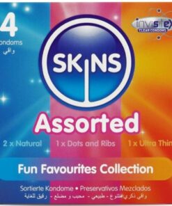 SKINS - ASSORTED PREMIUM CONDOMS PACK 4