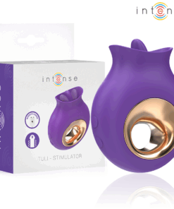 INTENSE - TULI CLITORIS STIMULATOR 9 VIBRATIONS  9 OSCILLATIONS PURPLE