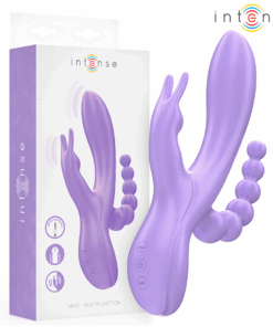 INTENSE - MIKO TRIPLE VIBRATOR RABBIT STIMULATOR ANAL 7 VIBRATIONS PURPLE