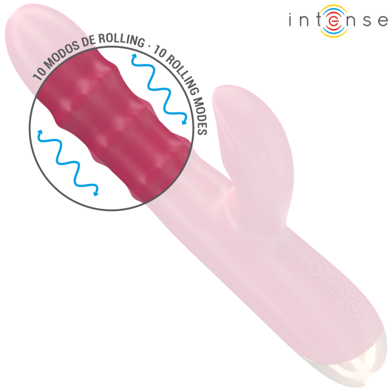 INTENSE - CHLOE MULTIFUNCTION VIBRATOR 3 IN 1 RED - Bild 3