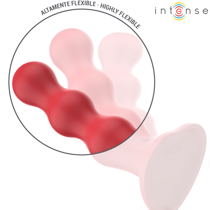 INTENSE - CODY VIBRATOR WITH SUCTION CUP RED REMOTE CONTROL - Bild 5