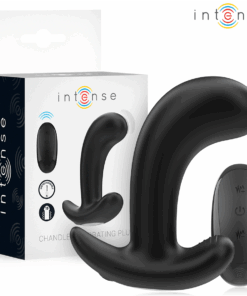 INTENSE - CHANDLER ANAL PLUG 10 VIBRATIONS BLACK REMOTE CONTROL