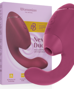 WOMANIZER - DUO NEXT DUAL CLITORAL G-SPOT STIMULATOR DUSKY PINK