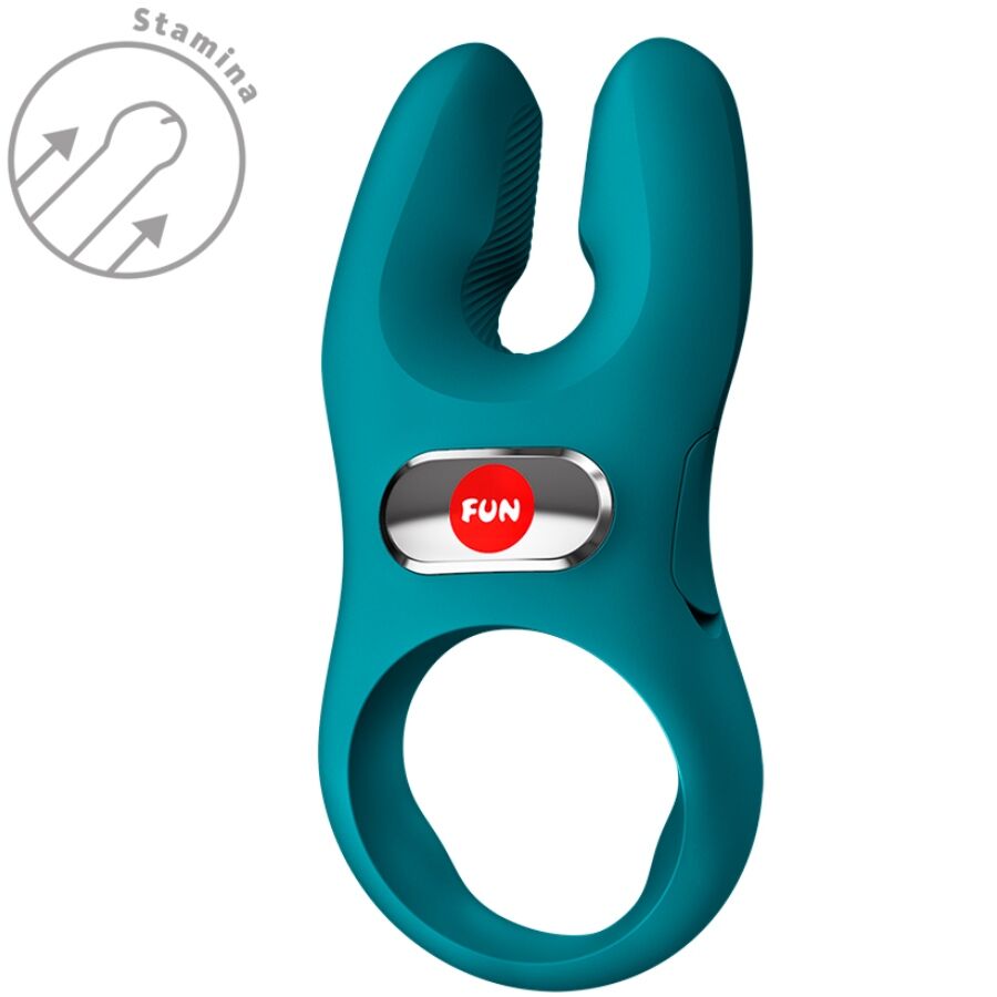 FUN FACTORY - NOS PRO VIBRATING COCK RING BOTTLE GREEN - Bild 3