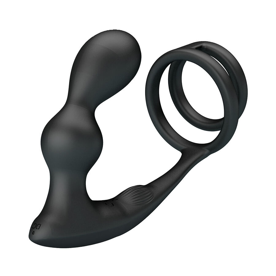 MR PLAY - VIBRATING ANAL PLUG WITH PENIS RING REMOTE CONTROL - Bild 3