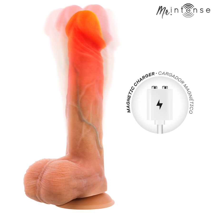 MR INTENSE - LOGAN VIBRATOR DILDO SILICONE WITH HEAT EFFECT AND REMOTE CONTROL 20 CM -Ø- 4,1 CM - Bild 2