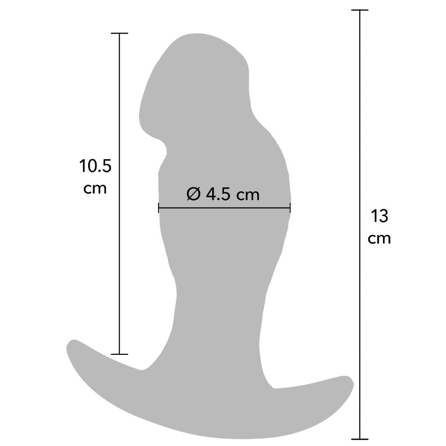 HIDDEN DESIRE - INFERNO REALISTIC BUTTPLUG 13 CM - Bild 5