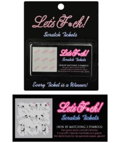 KHEPER GAMES - LETS F*CK! SCRATCH TICKETS