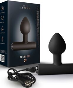 ROCKS-OFF - NOVA ASTRYX PREMIUM PLUG ANAL RECARGABLE 16 FUNCIONES NEGRO